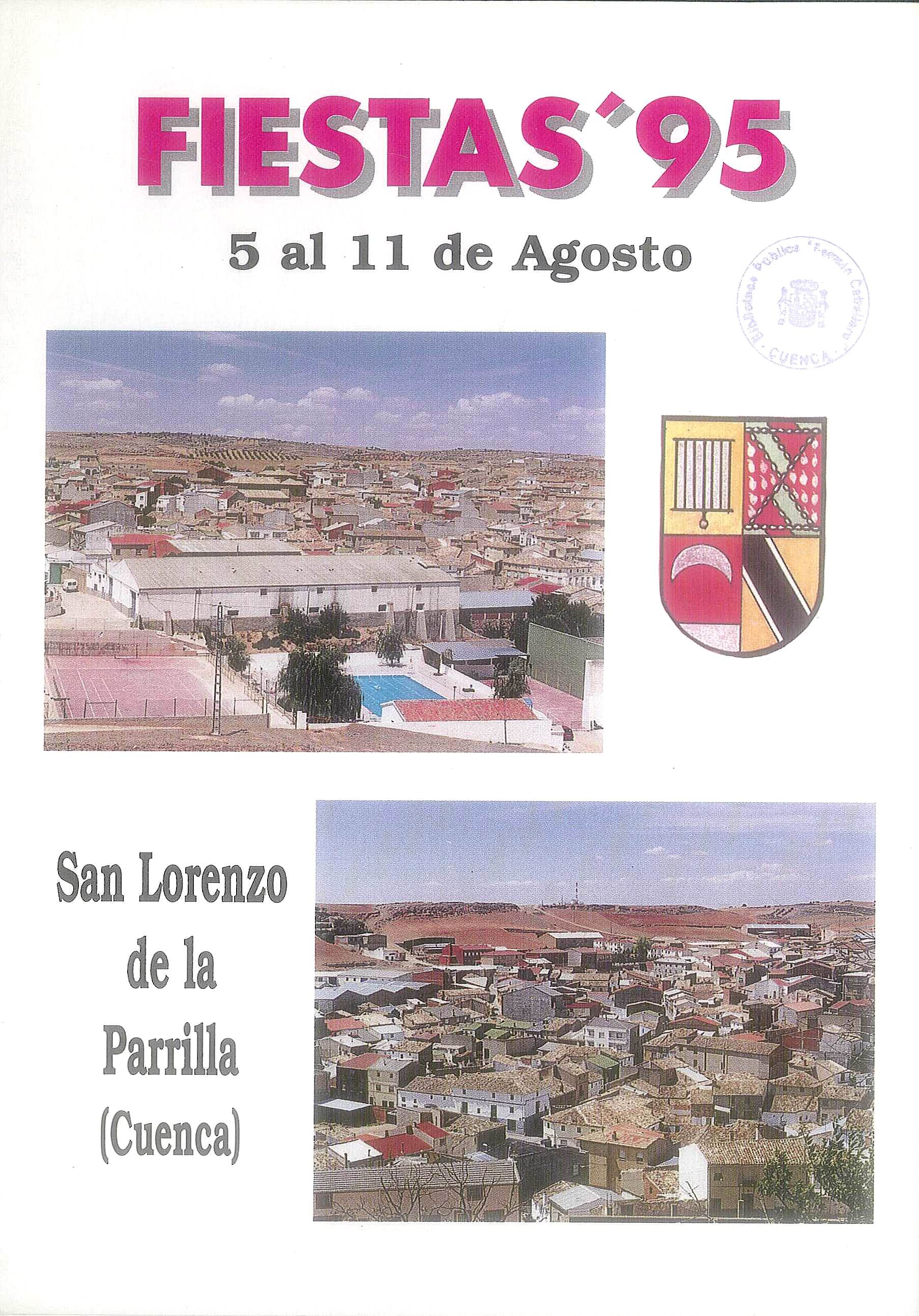 Fiestas patronales en honor de San Lorenzo 1995 San Lorenzo de la Parrilla